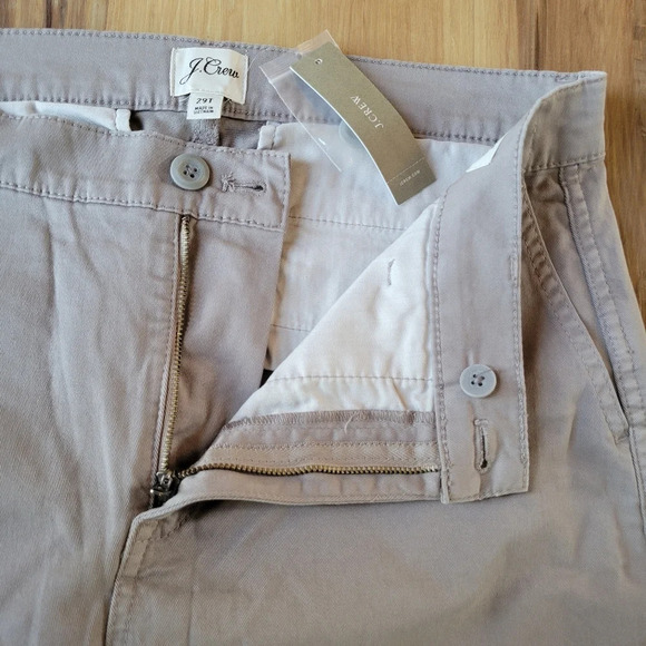 NWT J. CREW Tall/Long Grey Vintage Straight Trouser Pants Size 29 - Picture 5 of 10